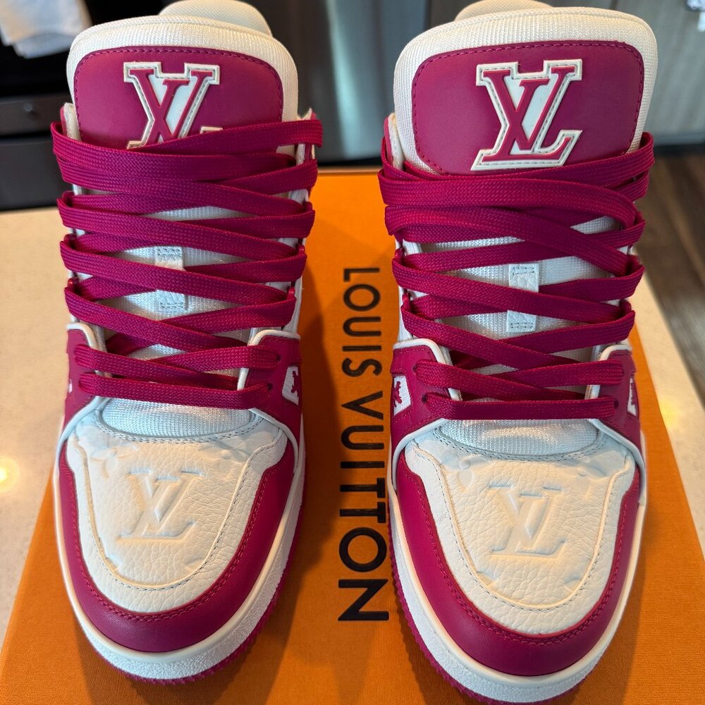 Louis Vuitton Trainer Sneakers Pink Size 7 Louis Vuitton